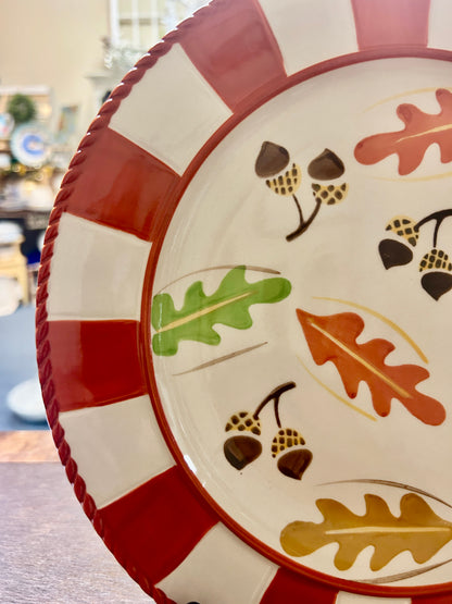 Multicolor Temptations Harvest Plate, 10 1/2"