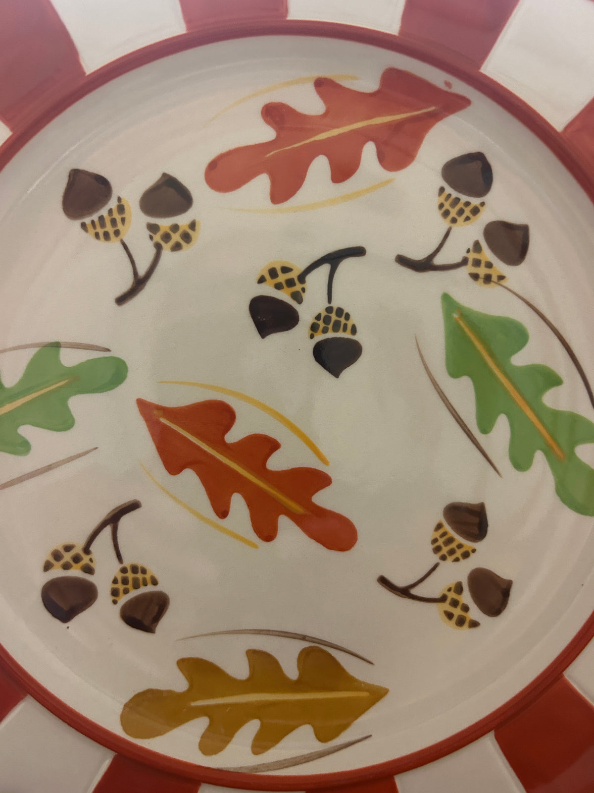 Multicolor Temptations Harvest Plate, 10 1/2"