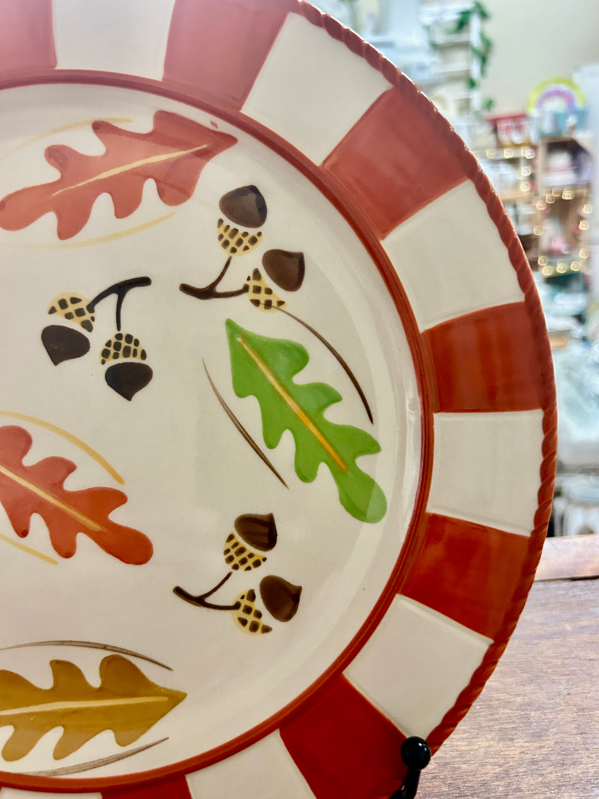 Multicolor Temptations Harvest Plate, 10 1/2"
