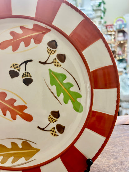 Multicolor Temptations Harvest Plate, 10 1/2"