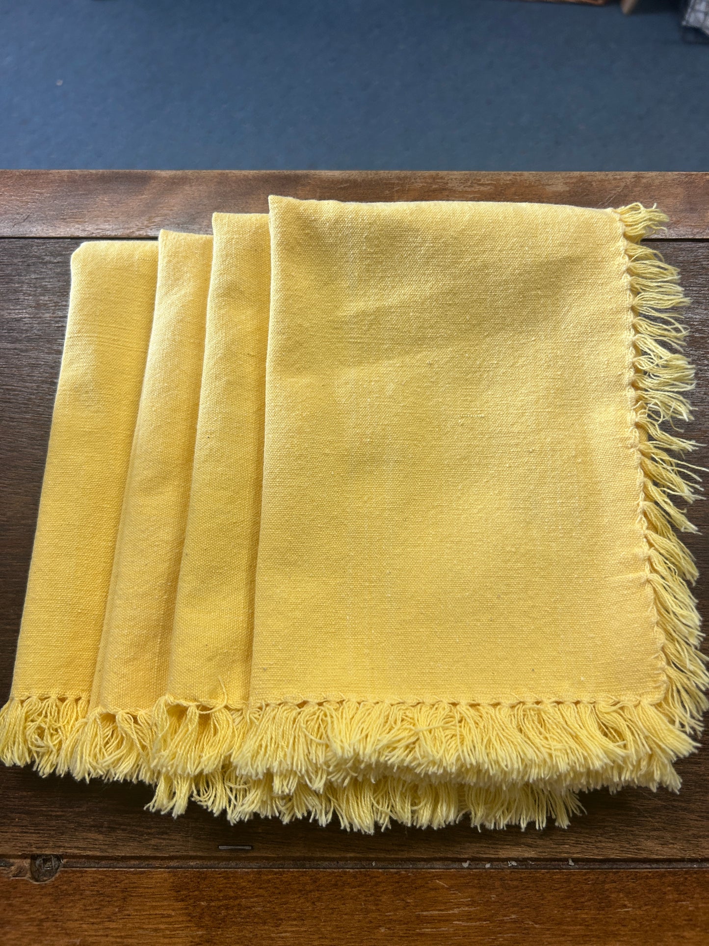 Yellow Napkin Fringe 4