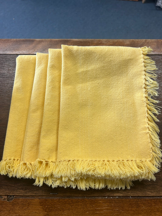 Yellow Napkin Fringe 4