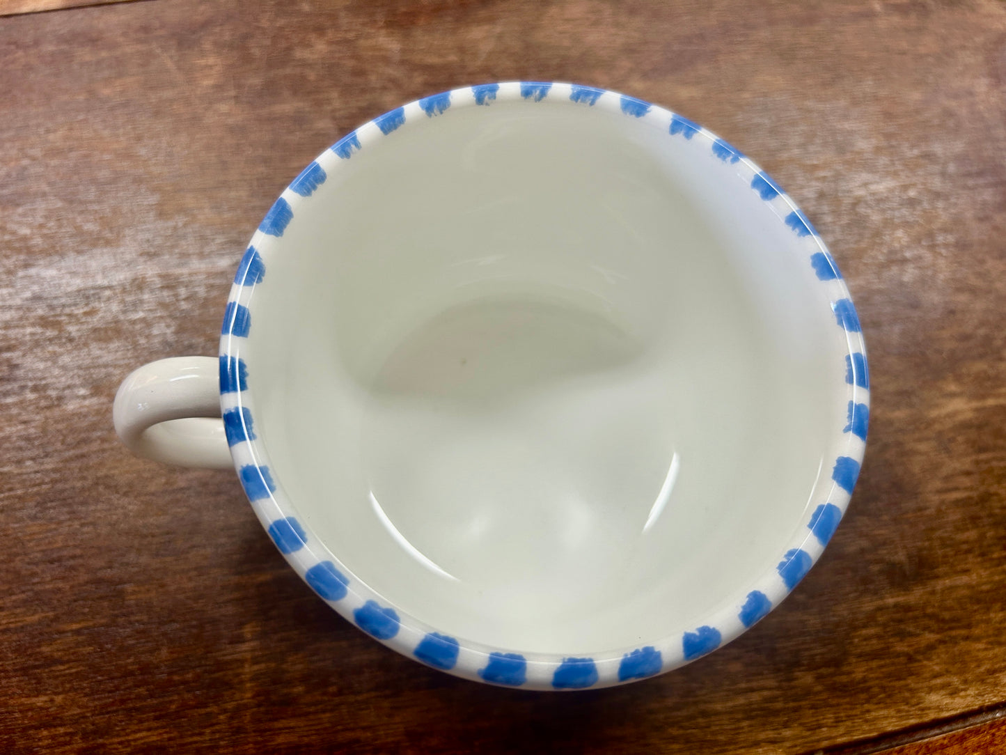 Yellow & Blue Maxam Mediterranean Mug Italy, 3"