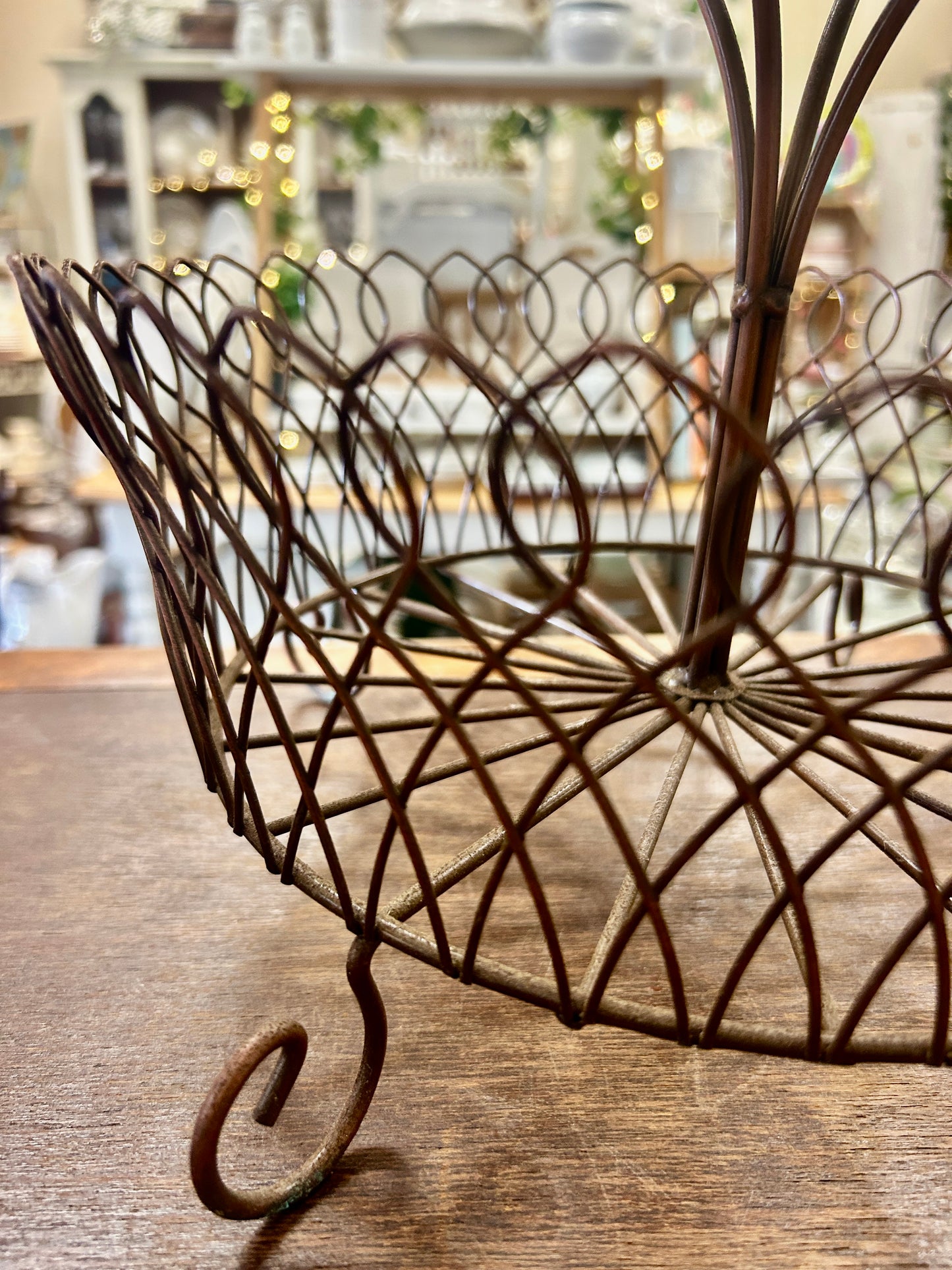 Copper  2 Tier Metal Stand, 13"