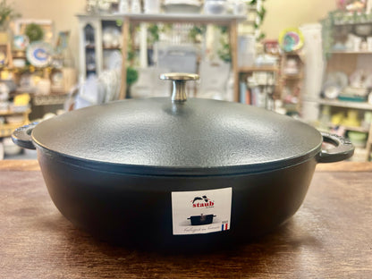 Black Staub NEW Hexagon Sauteuse, 2.4 QT