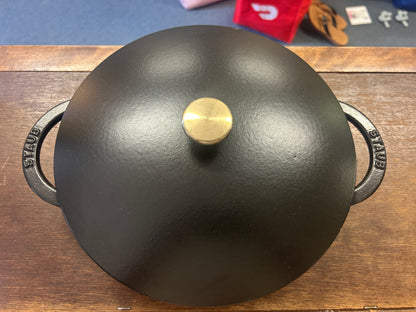 Black Staub NEW Hexagon Sauteuse, 2.4 QT
