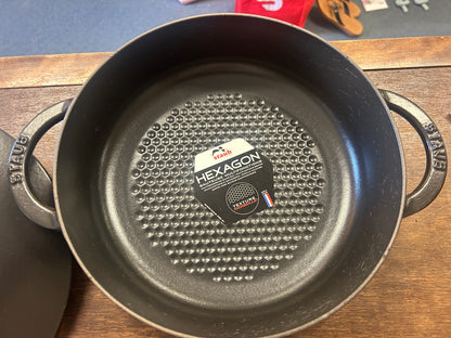 Black Staub NEW Hexagon Sauteuse, 2.4 QT