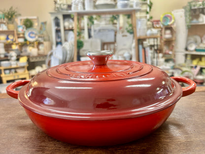 Le Creuset Red 2.25 QT Braiser France, 2.25 QT