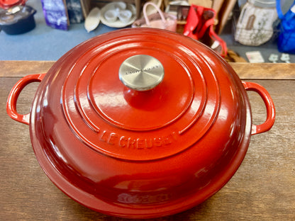Le Creuset Red 2.25 QT Braiser France, 2.25 QT