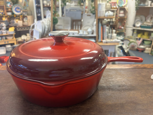 Red Le Creuset NEW Red 3.5 QT Cassadou, 3.75 QT