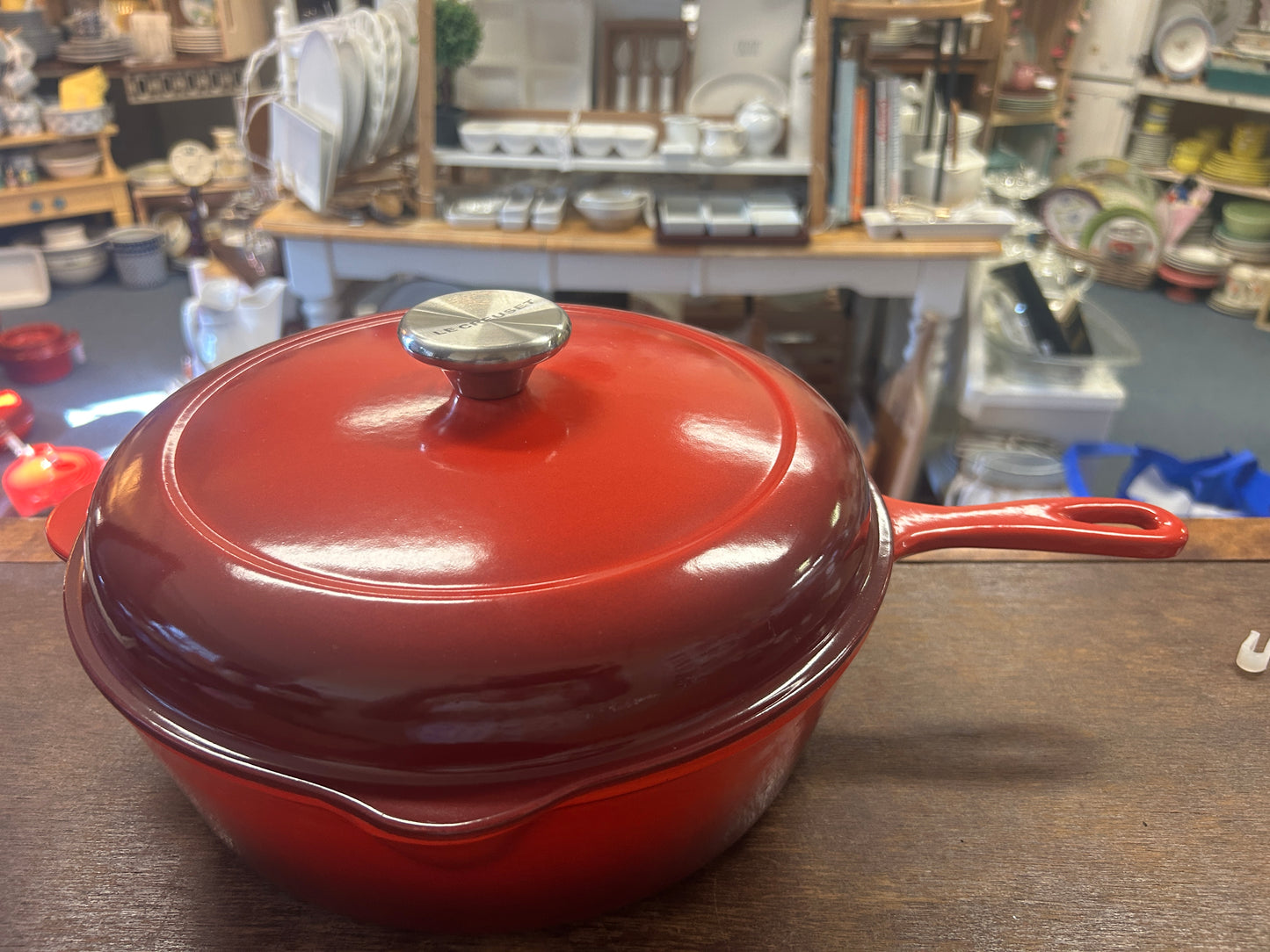 Red Le Creuset NEW Red 3.5 QT Cassadou, 3.75 QT