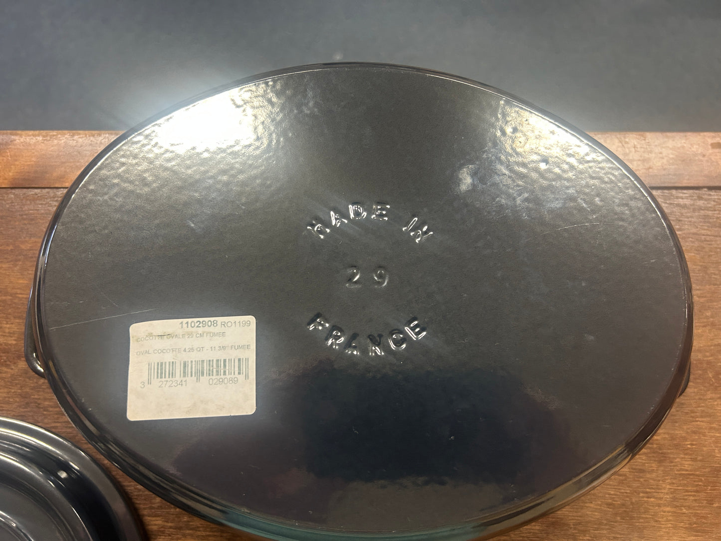 Gray Staub RARE NEW Oval FUMEE 4.25 QT, 4.5 QT