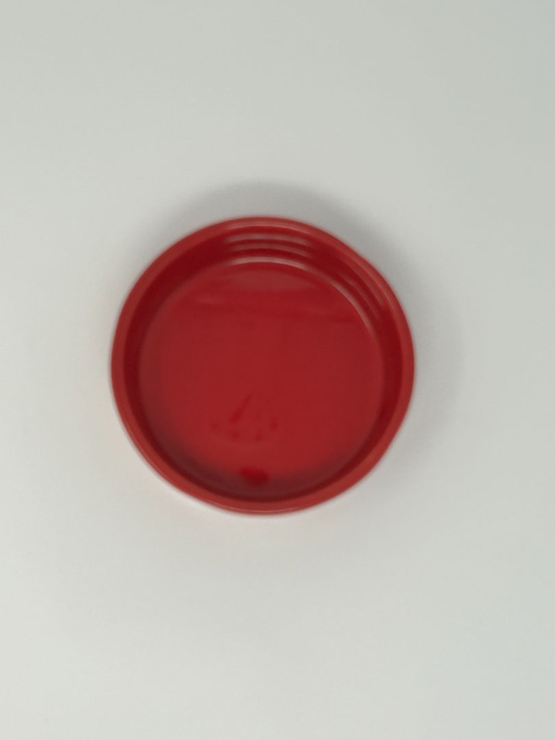 Red Rae Dunn Red Bowl Nice, 4 3/4"