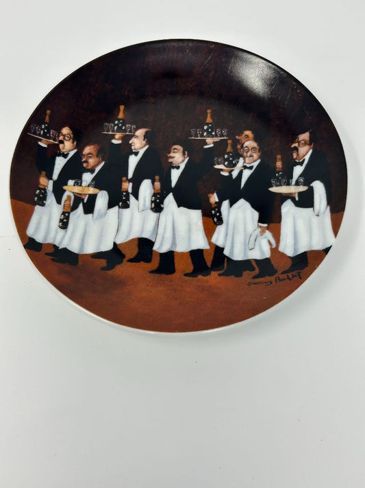 Multicolor Santa Barbara Chefs Wine Plate, 6"