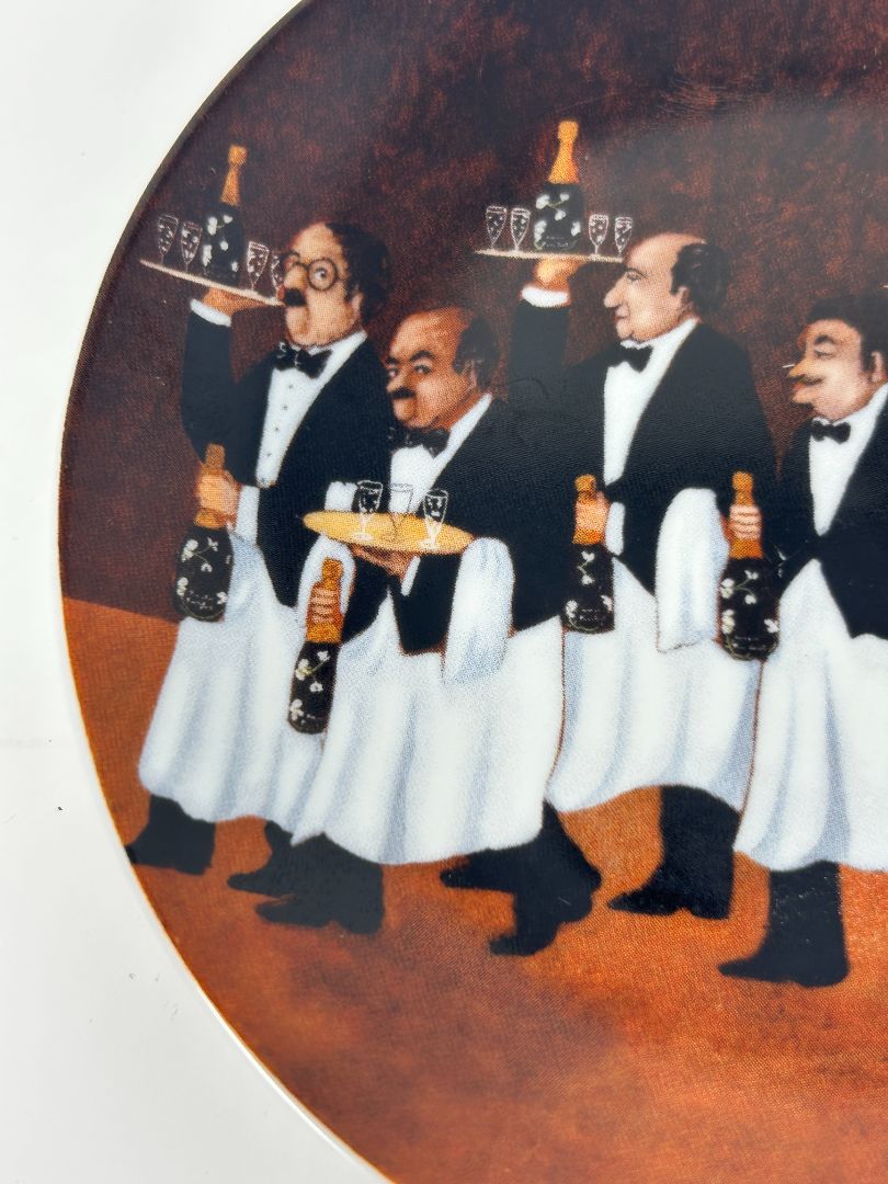 Multicolor Santa Barbara Chefs Wine Plate, 6"