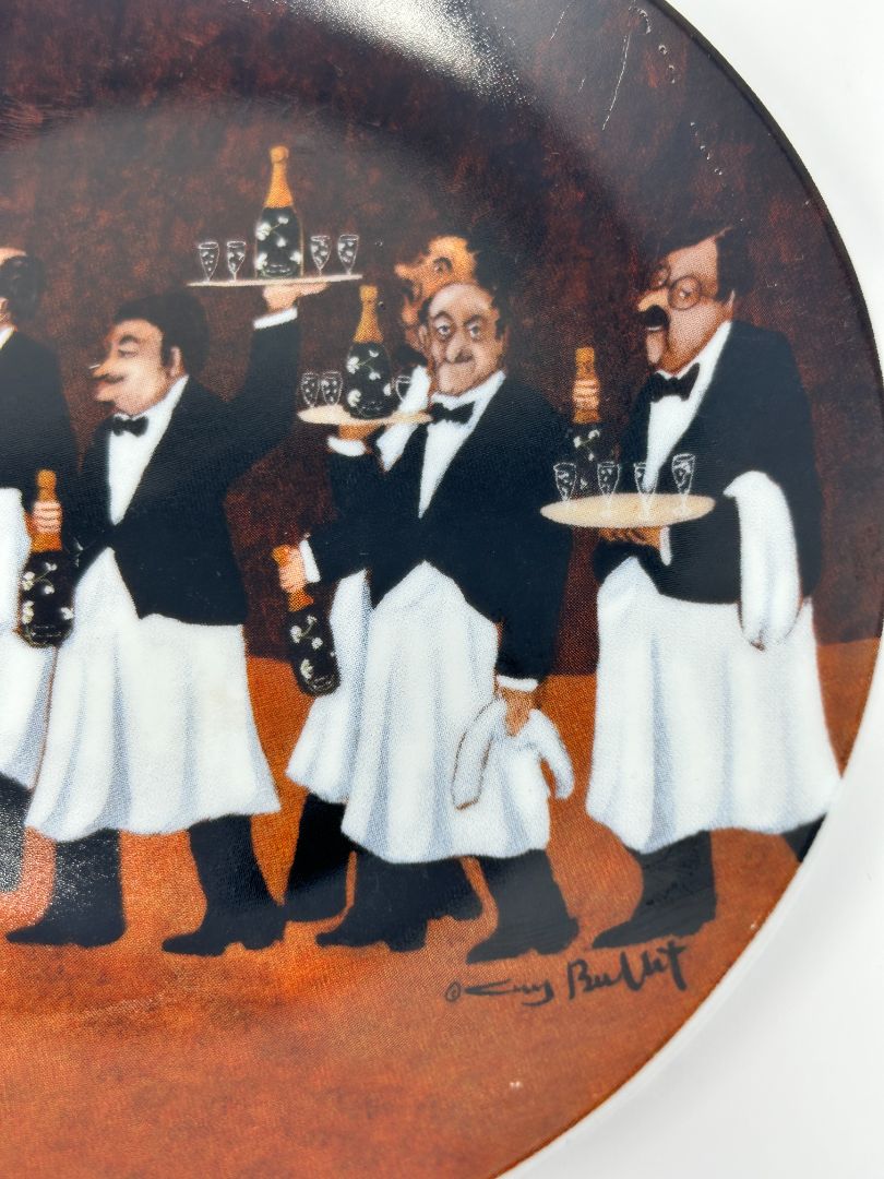 Multicolor Santa Barbara Chefs Wine Plate, 6"