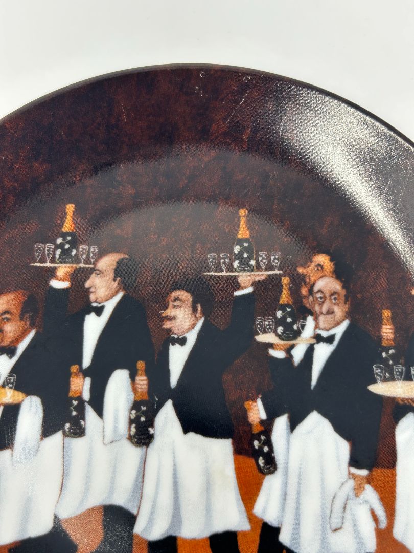 Multicolor Santa Barbara Chefs Wine Plate, 6"