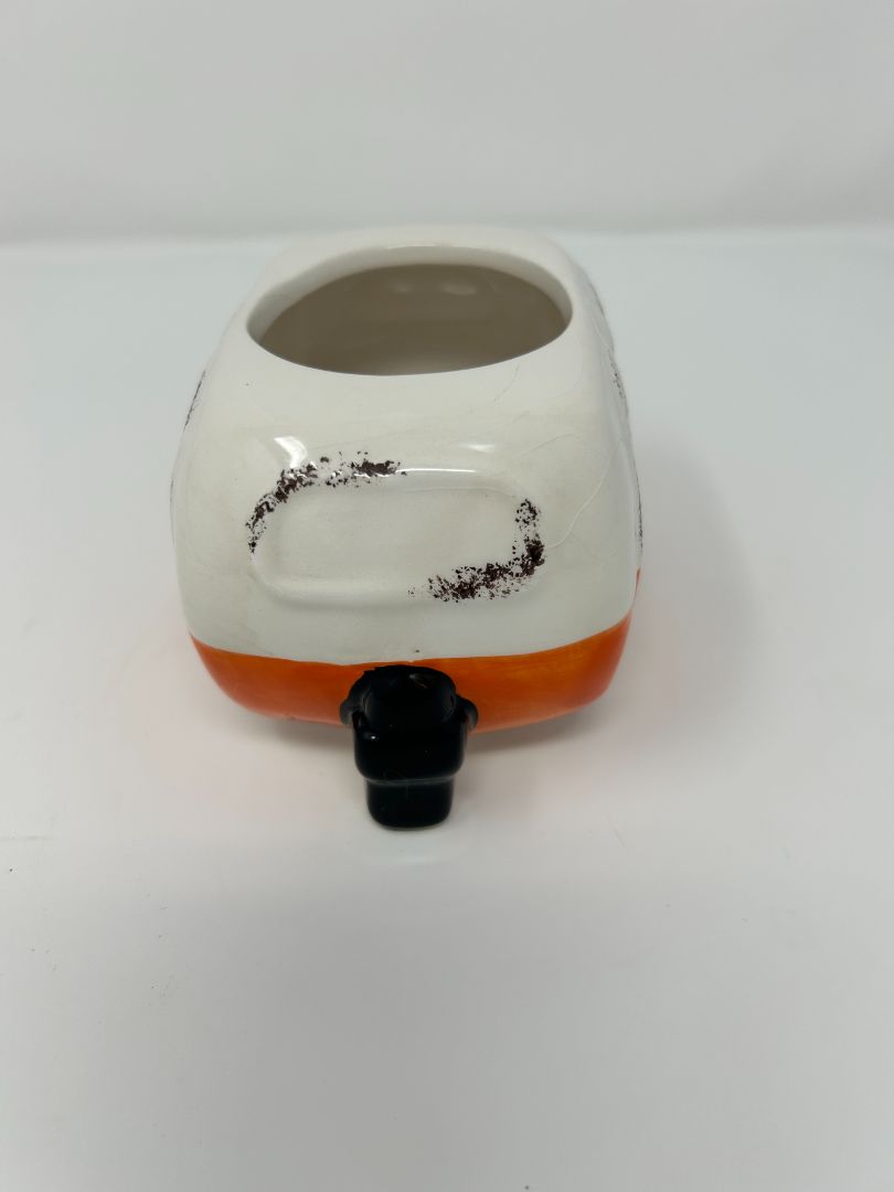 Orange Camper/TV Planter Pot, 5"