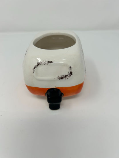 Orange Camper/TV Planter Pot, 5"