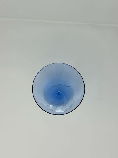 Blue Martini Glass, 7 1/4"