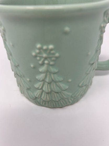Temptations Green Tree Mug, 18 ounces