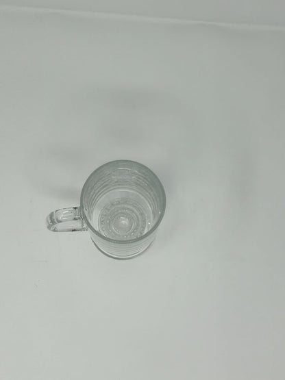 Clear  Etched Snowflake Irish Coffee Mug, 10 ounces