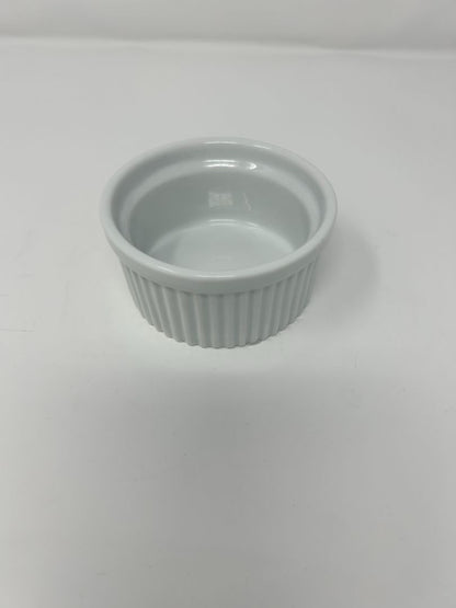 White Pier One White Ramiken Bowl, 3 1/4"