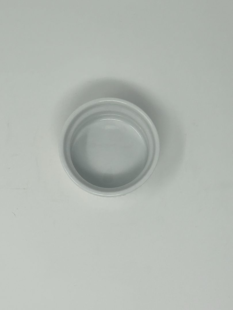 White Pier One White Ramiken Bowl, 3 1/4"