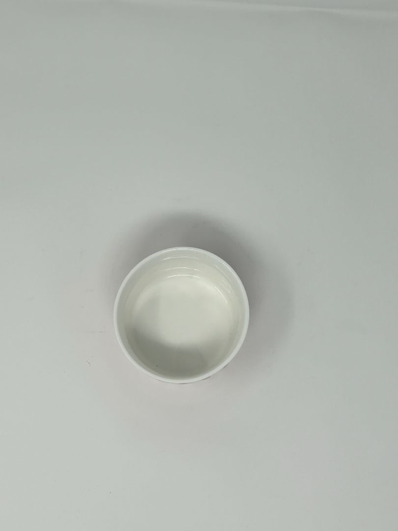 Red & white Grace Teaware Red Stripes & Polka Dots Bowl, 3 1/2"