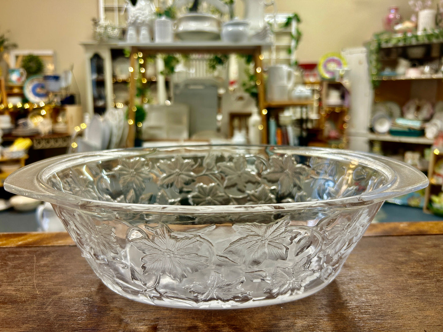 Clear Princess House Fantasia Oval Baker, 10 1/2"