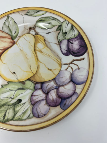 Multicolor American Atelier Fruit Plate Indonesia, 8"