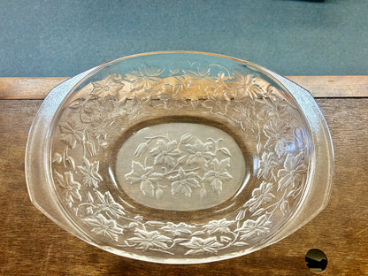 Clear Princess House Fantasia Oval Baker, 10 1/2"