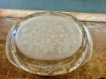Clear Princess House Fantasia Oval Baker, 10 1/2"