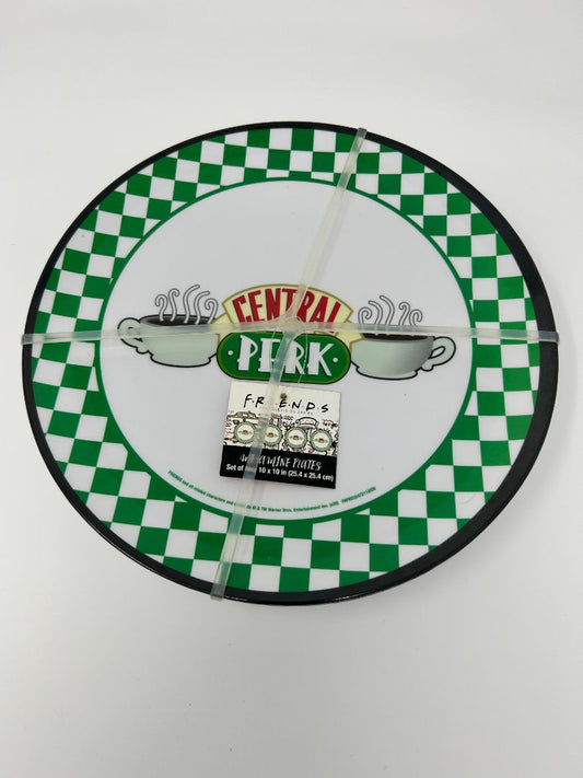Green Friends Central Perk Melamine Plates NEW, 10"