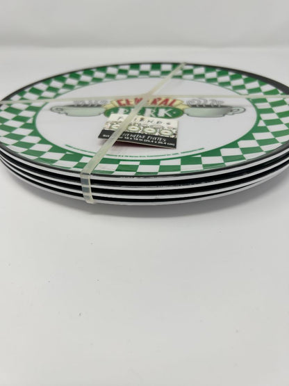 Green Friends Central Perk Melamine Plates NEW, 10"