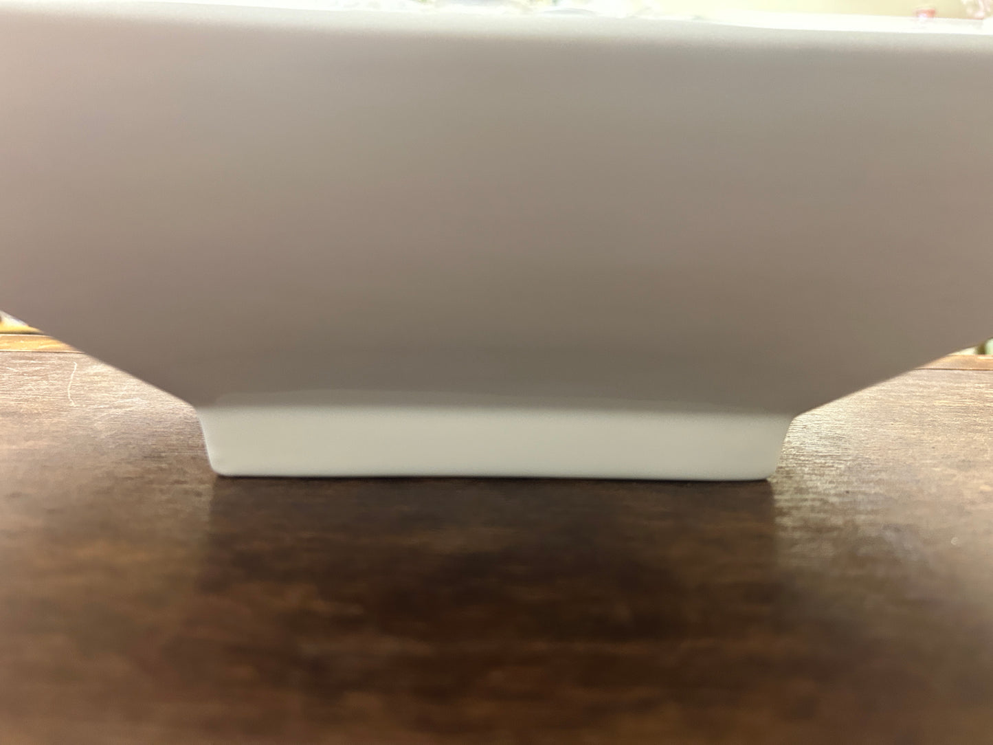 10 Strawberry Street White Square Bowl, 10 3/4"