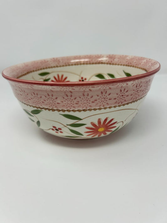 Temptations Pink Old World Bowl, 1.5 Qt