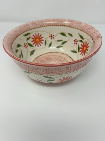 Temptations Pink Old World Bowl, 1.5 Qt