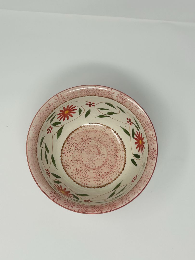Temptations Pink Old World Bowl, 1.5 Qt