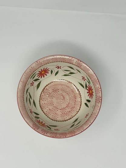 Temptations Pink Old World Bowl, 1.5 Qt