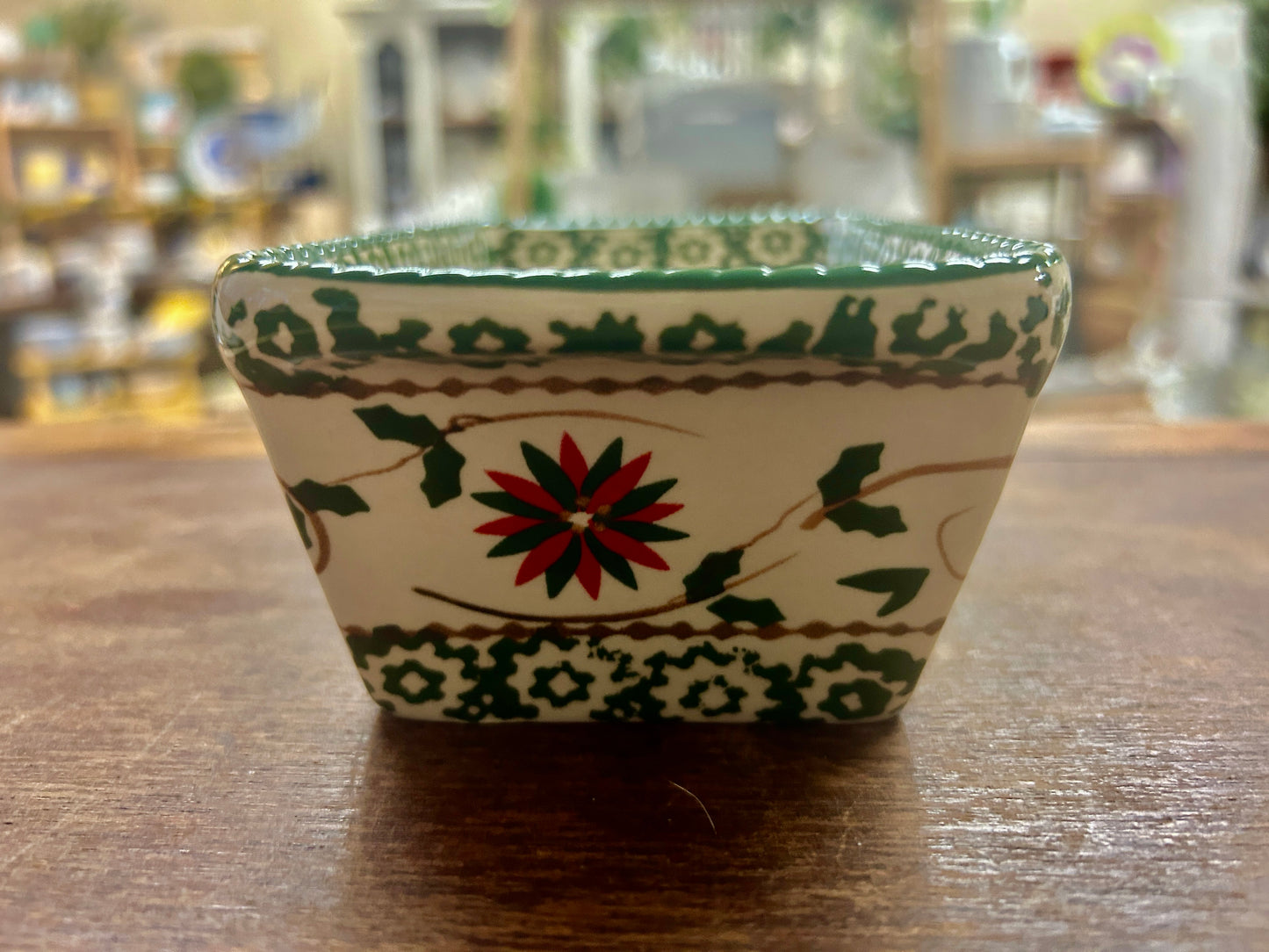 Red Green White Temptations Christmas Mini Loaf Pan, 6 3/4"
