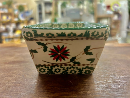 Red Green White Temptations Christmas Mini Loaf Pan, 6 3/4"
