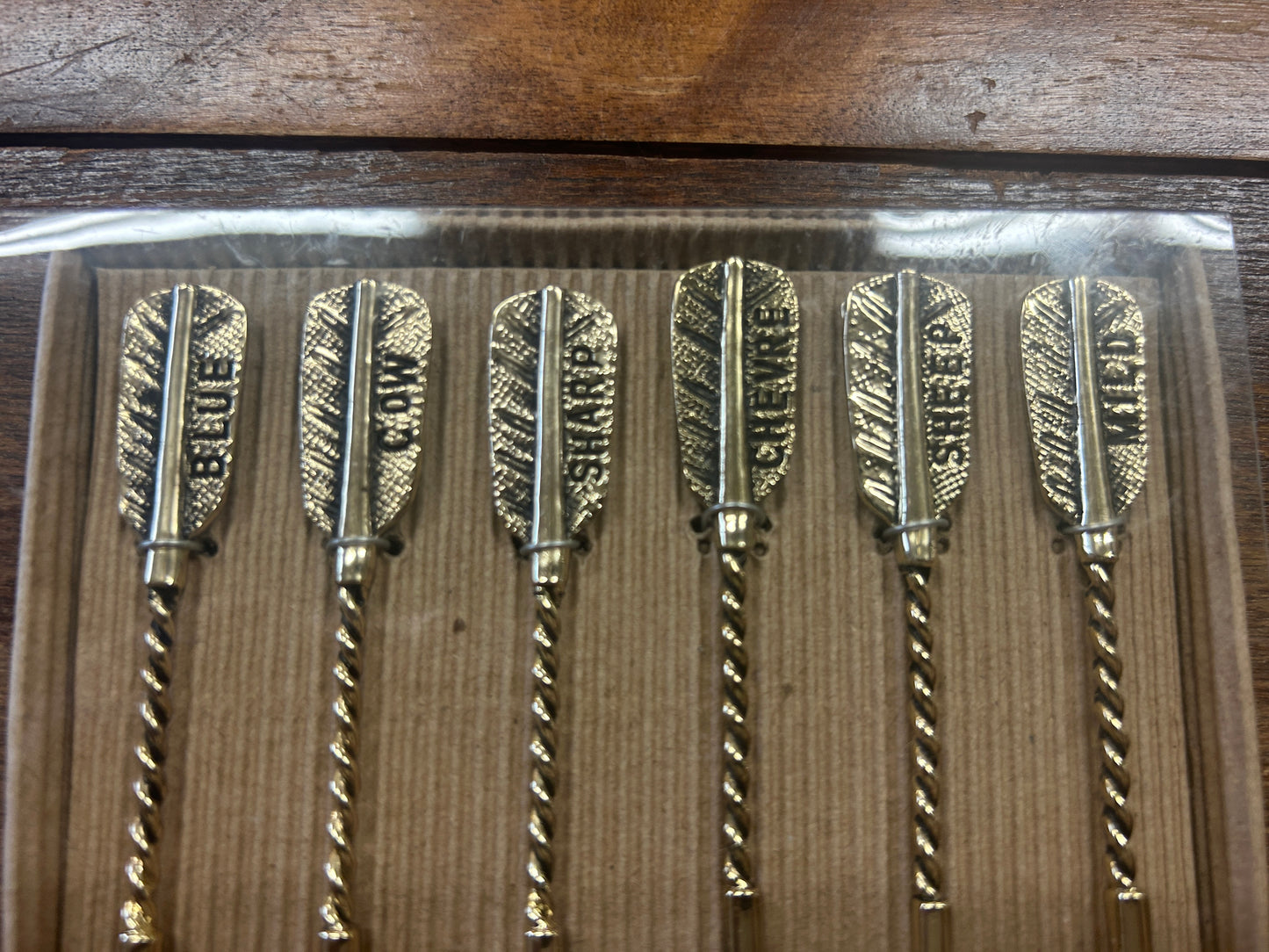 NEW Gold Cheese Markers, 4"