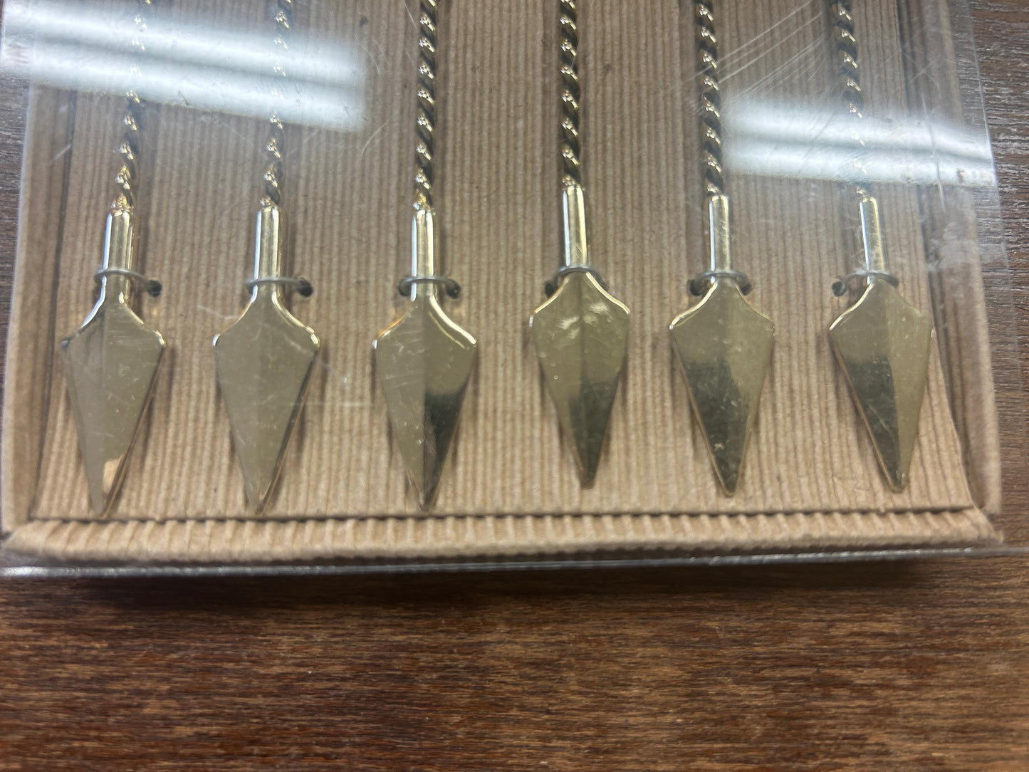 NEW Gold Cheese Markers, 4"