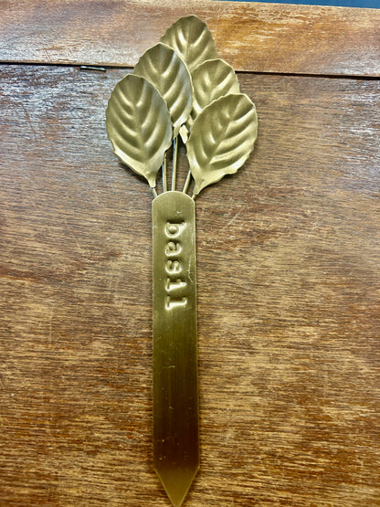 Gold Basil Marker, 8 1/4"