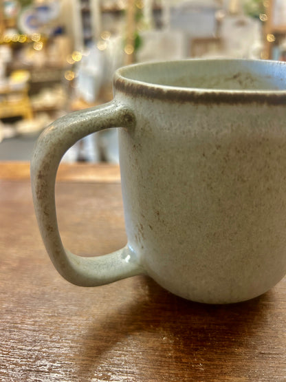Gray ANTHROPOLOGIE Stoneware Mug Portugal, 5"