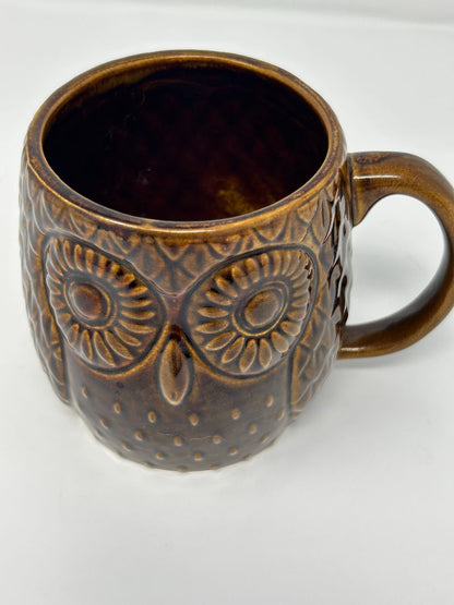 West Elm Brown Owl mug, 22 ounces