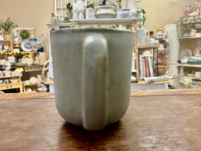 Gray ANTHROPOLOGIE Stoneware Mug Portugal, 5"
