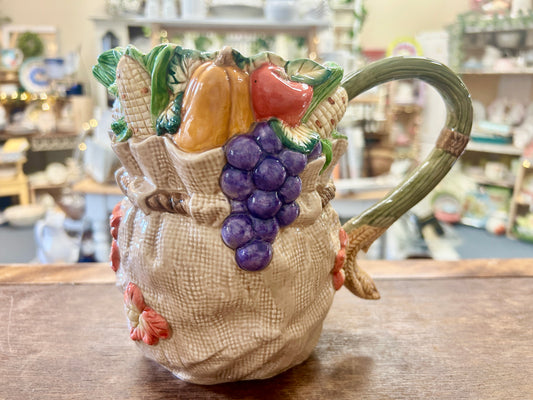 Multicolor WCL Fruit & Vegetable Pitcher, 6 3/4"