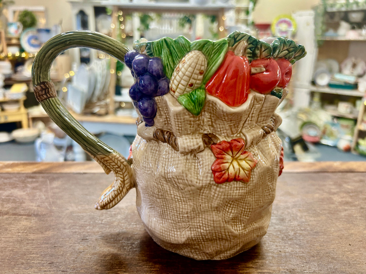 Multicolor WCL Fruit & Vegetable Pitcher, 6 3/4"